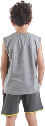 Pizzacı Köpekbalığı Erkek Çocuk T-shirt Şort Takım