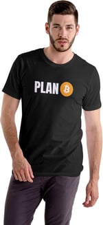 Plan Bitcoin Tişört Btc Tshirt Siyah Unisex
