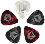 Planet Waves D'Addario Classic Pearl Celluloid-Plektren in unterschiedlichen Stärken, 25er-Packung - Seçenekler: Çeşitli, 25 paket, Ağır, Işık, 25-pack, 100-Pack...