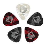 Planet Waves D'Addario Classic Pearl Celluloid-Plektren in unterschiedlichen Stärken, 25er-Packung - Seçenekler: Çeşitli, 25 paket, Ağır, Işık, 25-pack, 100-Pack...