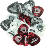 Planet Waves D'Addario Classic Pearl Celluloid-Plektren in unterschiedlichen Stärken, 25er-Packung - Seçenekler: Çeşitli, 25 paket, Ağır, Işık, 25-pack, 100-Pack...
