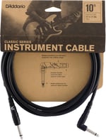 Planet Waves D'Addario Gitar Kablosu - Klasik Seri Enstrüman Kablosu - 1/4 İnç Fiş 1/4 İnç Fiş - 3.048 Sayaç - 1'li Paket - Seçenekler: 1.52 m, 3.048 Meter, 4.57 m, 6.10 m, Dik açı, Düz