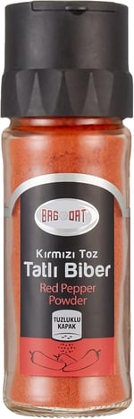 Plant Love Organic Bağdat Kırmızı Toz Tatlı Biber (Tuzluklu Cam) 48 Gr