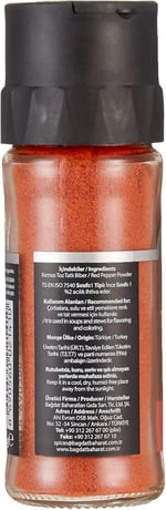 Plant Love Organic Bağdat Kırmızı Toz Tatlı Biber (Tuzluklu Cam) 48 Gr