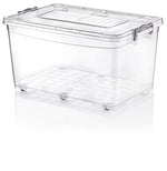 Plastik 50 lt Tekerlekli Multi Box Saklama Kabı - Seçenekler: 50 L, 80 L, 10 L, 30 L, 40 L, Derin, Kısa