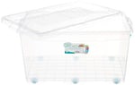 Plastik 50 lt Tekerlekli Multi Box Saklama Kabı - Seçenekler: 50 L, 80 L, 10 L, 30 L, 40 L, Derin, Kısa
