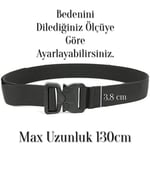 Plastik Tokalı Klipsli Kemer Taktikal Tarz 8683255012695