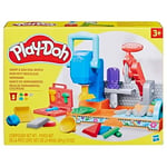 Play-Doh Damgala ve Kes Alet Tezgâhı Oyun Seti | 3 Yaş ve Üzeri Kız ve Erkek Çocuklar İçin İnşaat Temalı Oyuncak | Çocuklar İçin Sanat ve El İşi Etkinlikleri