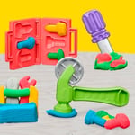 Play-Doh Damgala ve Kes Alet Tezgâhı Oyun Seti | 3 Yaş ve Üzeri Kız ve Erkek Çocuklar İçin İnşaat Temalı Oyuncak | Çocuklar İçin Sanat ve El İşi Etkinlikleri
