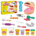 Play-Doh Drill 'N Fill Diş Hekimi Oyun Hamuru Seti, 3 Yaş Ve Üzeri Çocuklar İçin, 8 Modelleme Bileşiği Kutusu, Toksik Değildir, Çeşitli Renkleri Mevcuttur