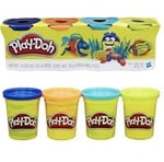 Play-Doh Tatlı Renkler Oyun Hamuru 4'lü Paket | Her Biri 113 g (4 oz) Kutu | 2 Yaş ve Üzeri Çocuklar İçin | Sanat ve El İşi Etkinlikleri ile Parti Hediyeleri İçin İdeal