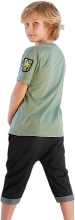 Player 8 Erkek Çocuk T-shirt Kapri Şort Takım