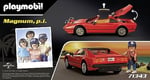 Playmobil Famous Cars 71343 Magnum, P.I. Ferrari 308 Gts Quattrovalvole, Süper Spor Araba, Araba Hayranları İçin Koleksiyon Parçası, Koleksiyoncular ve 5 Yaşından Büyük Çocuklar İçin Oyuncak