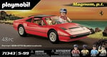 Playmobil Famous Cars 71343 Magnum, P.I. Ferrari 308 Gts Quattrovalvole, Süper Spor Araba, Araba Hayranları İçin Koleksiyon Parçası, Koleksiyoncular ve 5 Yaşından Büyük Çocuklar İçin Oyuncak