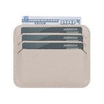 PLM Bouletta Pedro Slim Unisex Deri Kartlık ERC3 Bej