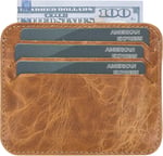 PLM Bouletta Pedro Slim Unisex Deri Kartlık V18 Taba