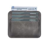PLM Bouletta Pedro Slim Unisex Deri Kartlık TN18EF Gri
