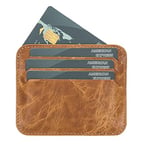 PLM Bouletta Pedro Slim Unisex Deri Kartlık V18 Taba