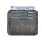 PLM Bouletta Pedro Slim Unisex Deri Kartlık TN18EF Gri