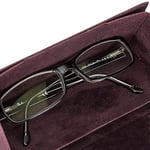 PLM Smart Glass Deri Gözlük Kılıfı TN6 Mor