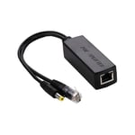 Poe Splitter Adaptörü 48 V - 12 V 2 A Poe Adaptörü Ethernet IEEE 802.3af Ethernet DC 5,5 x 2,1 mm Çıkış, 10/100 Mbps, IP Kamera, Kablosuz Erişim Noktası, VoIP Telefonlar ve PoE Olmayan