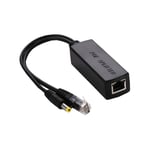Poe Splitter Adaptörü 48 V - 12 V 2 A Poe Adaptörü Ethernet IEEE 802.3af Ethernet DC 5,5 x 2,1 mm Çıkış, 10/100 Mbps, IP Kamera, Kablosuz Erişim Noktası, VoIP Telefonlar ve PoE Olmayan