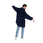 POFFY Oversize Giyilebilir Battaniye TEK BEDEN ÇOK RAHAT Unisex Hoodie Peluş Kapüşonlu Sweatshirt
