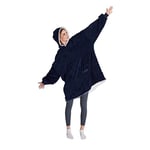 POFFY Oversize Giyilebilir Battaniye TEK BEDEN ÇOK RAHAT Unisex Hoodie Peluş Kapüşonlu Sweatshirt