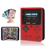 Pokemon Kart için Kart Bağlayıcı 550 Kart Tutuculu 4 Cepli Kollu (Kırmızı)