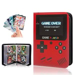 Pokemon Kart için Kart Bağlayıcı 550 Kart Tutuculu 4 Cepli Kollu (Kırmızı)