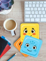 Pokemon Temalı Bardak Altlığı Ahşap Baskılı Altlık 4'lü set (9 x9CM) karbonNM51
