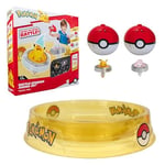 Pokémon Battle Spinner Arena Seti - İki Poké Ball Spinner Fırlatıcısı ve Savaş Arenası ile İki Savaş Döndürücü