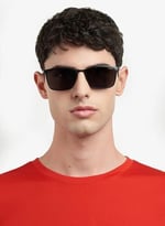 Polaroid Erkek güneş gözlüğü, Mat Siyah, 58