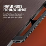 Polk Audio Signature Elite ES35 merkezi hoparlör, ince, yüksek çözünürlüklü merkezi hoparlör, Hi-Res sertifikalı, Dolby Atmos ve DTS:X uyumlu (adet), siyah