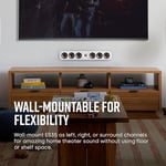 Polk Audio Signature Elite ES35 merkezi hoparlör, ince, yüksek çözünürlüklü merkezi hoparlör, Hi-Res sertifikalı, Dolby Atmos ve DTS:X uyumlu (adet), siyah