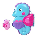 POLLY POCKET™ BABAM VE BEN™ denizatı çanta Polly Pocket Babam ve Ben denizatı çanta, 2 mikro bebek, evcil hayvanlar ve 13 aksesuar, 2'si 1 arada çanta ve oyuncak ile Shani HWP03