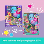 POLLY POCKET™ BABAM VE BEN™ denizatı çanta Polly Pocket Babam ve Ben denizatı çanta, 2 mikro bebek, evcil hayvanlar ve 13 aksesuar, 2'si 1 arada çanta ve oyuncak ile Shani HWP03