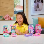 Polly Pocket Midilliyle Rodeo Heyecanı Mikro Oyun Seti, 4Y+, JCR39 | Taşınabilir seyahat oyuncağı, 1 mikro bebek, at, yem ve moda aksesuarı, JCR39
