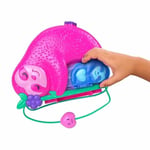 POLLY POCKET™ Tembel Hayvan Ailesi 2'si 1 Arada Kompakt Çanta Polly Pocket™ bebekler ve oyun seti, seyahat oyuncakları, Tembel Hayvan Ailesi 2'si 1 Arada Kompakt Çanta HRD40