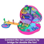 POLLY POCKET™ Tembel Hayvan Ailesi 2'si 1 Arada Kompakt Çanta Polly Pocket™ bebekler ve oyun seti, seyahat oyuncakları, Tembel Hayvan Ailesi 2'si 1 Arada Kompakt Çanta HRD40