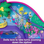POLLY POCKET™ Tembel Hayvan Ailesi 2'si 1 Arada Kompakt Çanta Polly Pocket™ bebekler ve oyun seti, seyahat oyuncakları, Tembel Hayvan Ailesi 2'si 1 Arada Kompakt Çanta HRD40