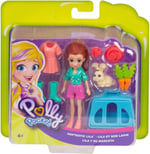 Polly Pocket ve Hayvan Dostu Oyun Seti, Hoptastic Lila Bebek, Hayvanı ve Aksesuarları GDM11