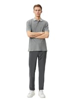 Polo Yaka Tişört Slim Fit Kısa Kollu Yaka Detaylı