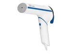 POLTI Vaporella Vertical Styler GSM50B kompakt buharlı ütü, katlanabilir saplı ve alüminyum tabanlı, 800 W güç, 30 saniyede hazır, ref. GSM50B, beyaz ve mavi