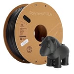Polymaker 70820 PolyTerra PLA filament PLA düşük plastik içeriği 1,75 mm 1000 g siyah (mat) 1