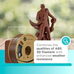 Polymaker ASA Filament 1,75 mm Ordu Kahverengi, 1kg ASA 3D Yazıcı Filamenti, Isıya ve Hava Koşullarına Dayanıklı - ASA 3D Filament Dış Mekan Fonksiyonel Parçaları Basmak için Mükemmel, Boyutsal