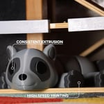 Polymaker PETG Siyah 3D Yazıcı Filament 1.75mm 1KG, Yüksek Akış ve Yüksek Mukavemet, 300mm/s'ye kadar Hızlı Baskı, Mükemmel Katman Yapışması, Çözgü İçermez, Prototipler ve Fonksiyonel Parçalar için