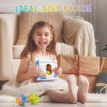 Pop It Ball, Paskalya Sepeti Doldurucular 3D Gıda Sınıfı Silikon, 3 Yaş Üzeri Çocuklar Yetişkinler için Anti-Anksiyete Sıkma Duyusal Oyuncak (4 Paket)