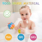 Pop It Ball, Paskalya Sepeti Doldurucular 3D Gıda Sınıfı Silikon, 3 Yaş Üzeri Çocuklar Yetişkinler için Anti-Anksiyete Sıkma Duyusal Oyuncak (4 Paket)