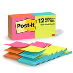 Pop-up Refill, 4 dönüşümlü olarak Cape renkler, 3 x 3, 100/Pad, 12 PADS/PACK, 12 Pad olarak satılır